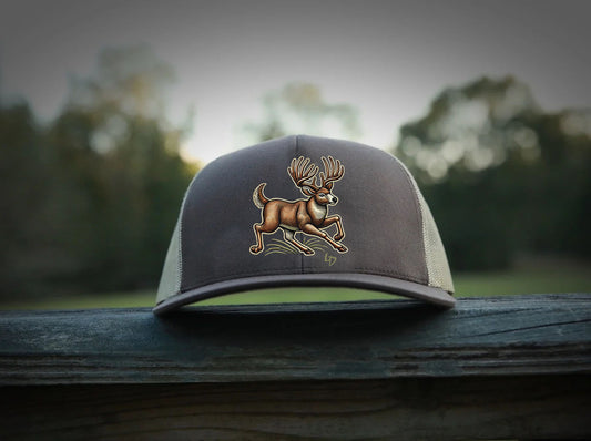 Buck Chasing  -  Dark Grey